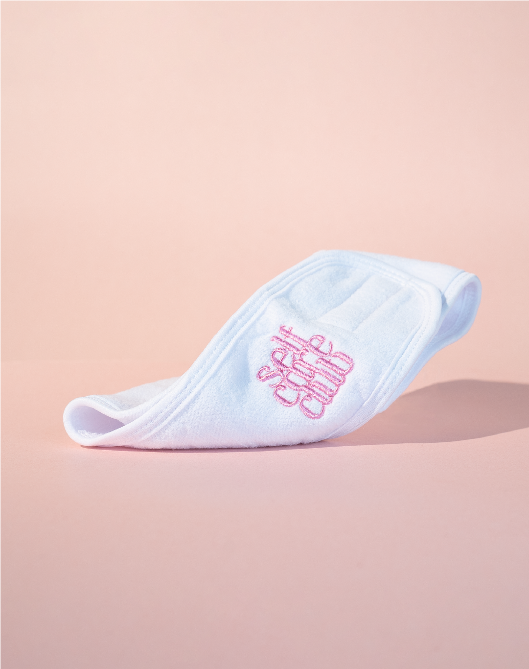MIDNIGHT PALOMA X BRUNETTE THE LABEL TOWEL HEAD BAND WHITE