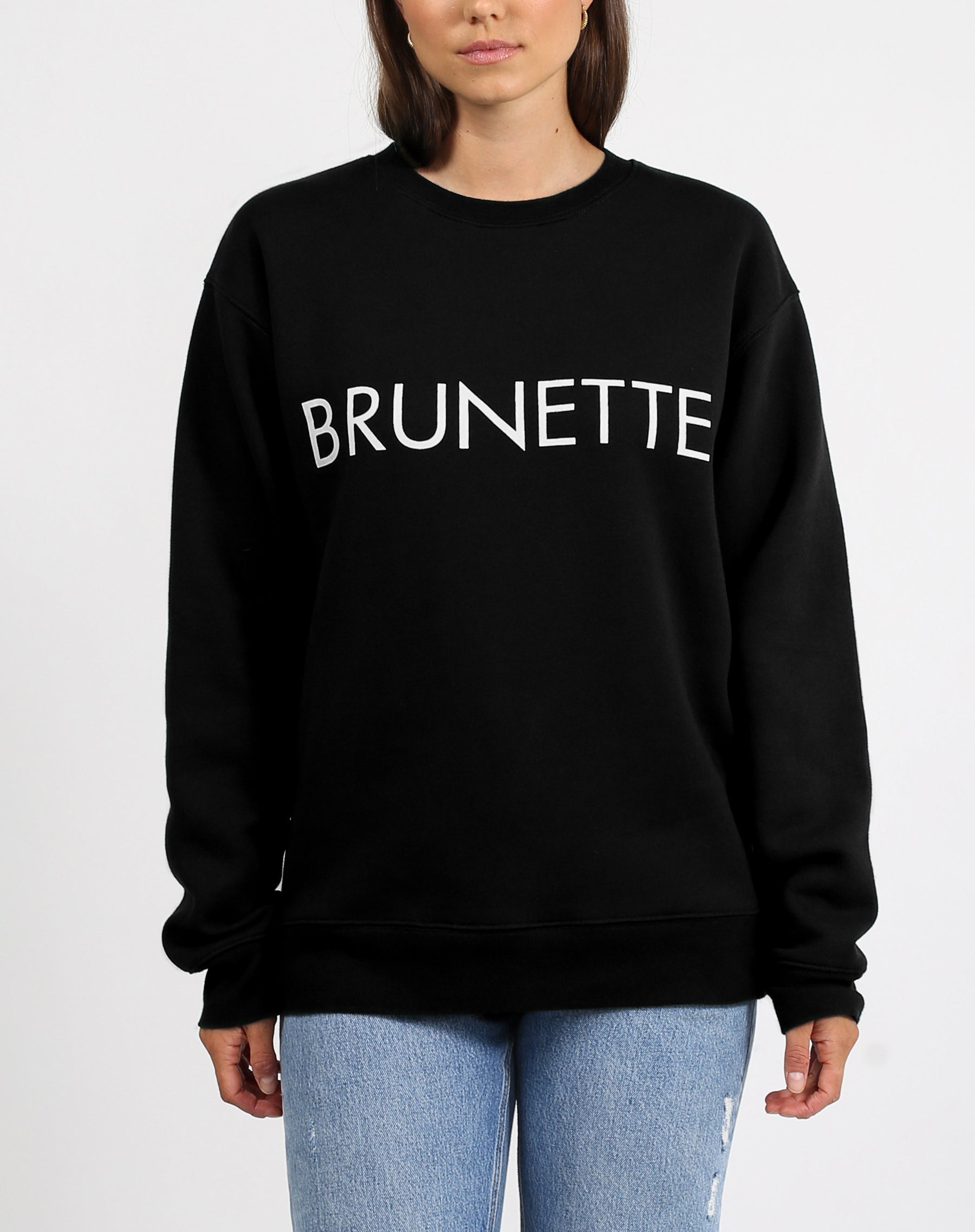 BRUNETTE THE LABEL CREW NECK